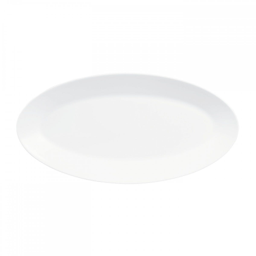 White Oval platter, 39 x 21.5cm