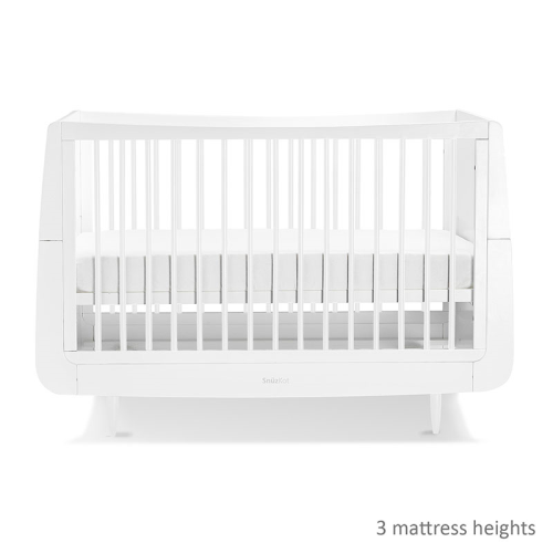 SnuzKot Skandi 3pc Nursery Furniture Set, White