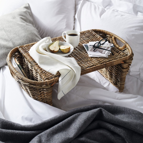 Kubu Breakfast in bed tray, H26 x W40 x L75cm, Natural