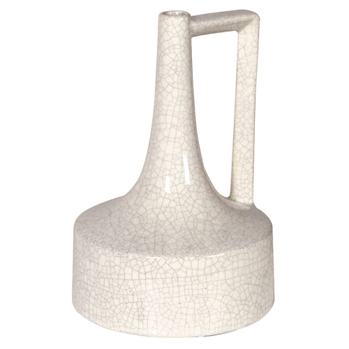  Jug Vase, H25cm, White