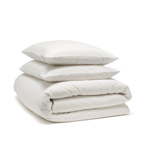 Relaxed Bed linen bundle, King, snow