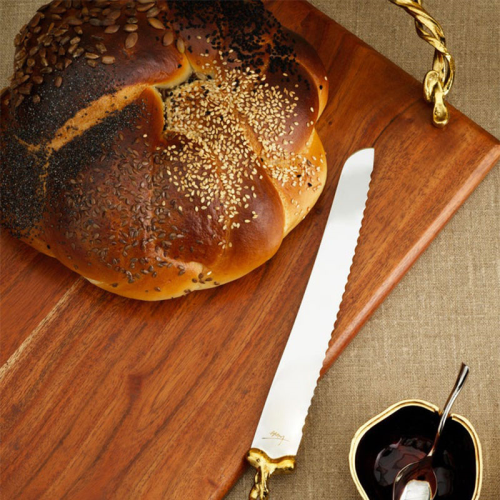 Wisteria Gold Bread Board, 46 x 25cm, Gold