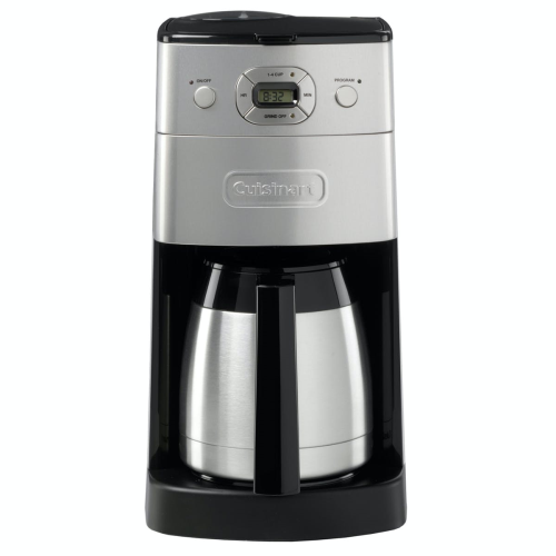 Grind and Brew Coffee machine, Brushed Stainless Steel