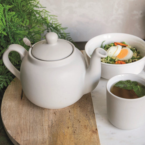 Globe Teapot, 1.2L, Nordic Grey