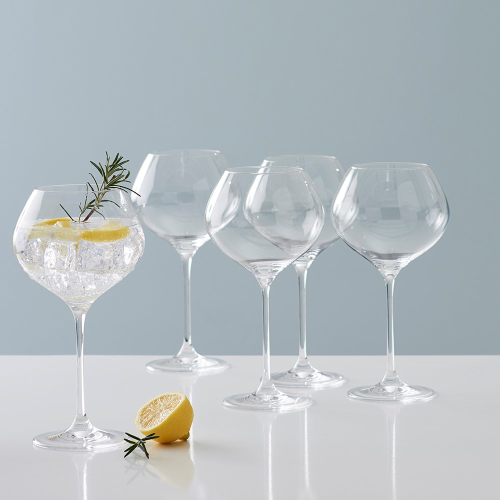 Beaumont Set of 6 gin glasses, 760ml, Clear Crystal