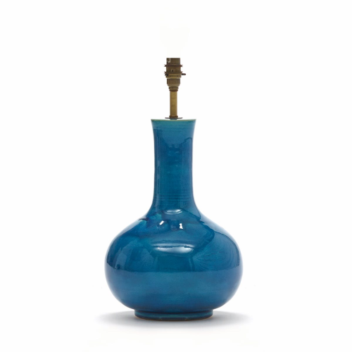 Nellie Table lamp - base only, H34 x W22cm, Turquoise Glaze