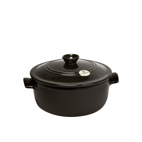  Round casserole with lid, 29 x 29 x 18cm - 5.0 Litre, Charcoal