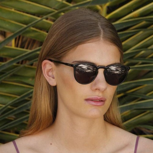 George Arthur Sunglasses, W13cm, Black Frame