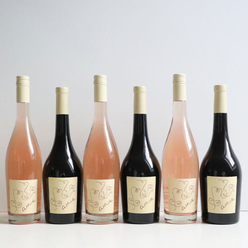  Mixed Case of 4 Wines: 2 Rose & 2 White Wines