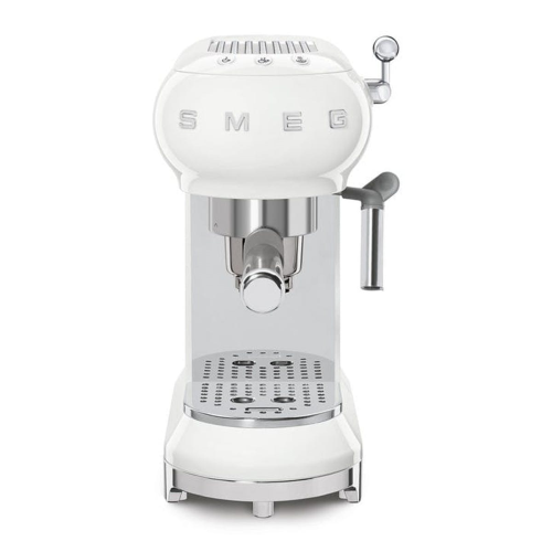 50's Retro Espresso Coffee Machine, White