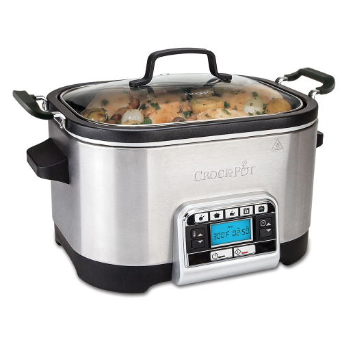 CSC024 Digital slow and multi-cooker, 5.6 litre, Silver