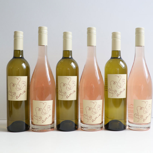  Mixed Case of 12 Wines: 6 Rose & 6 White Wines