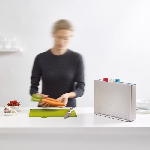 Index Colour-coded chopping board set, Silver