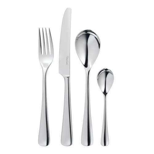 Malvern Bright 24 piece cutlery set, Stainless Steel