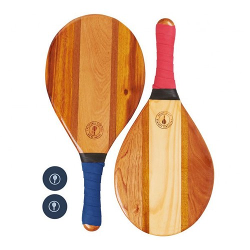 Bi colour transcoso Beach bat set, red and blue