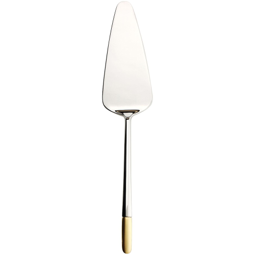 Ella Pie server, stainless steel with partial gold plate