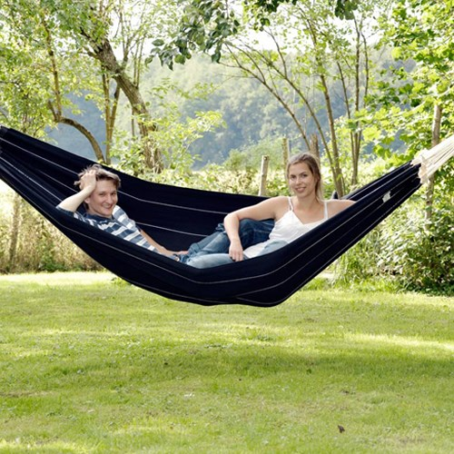 Barbados Double hammock (without stand), W230 x H150cm, Black