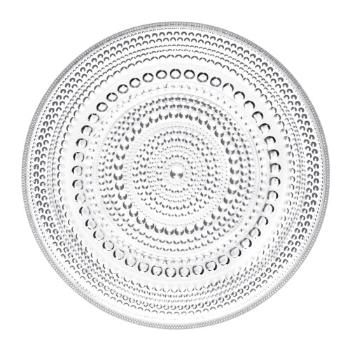 Kastehelmi Plate, 17cm, Clear