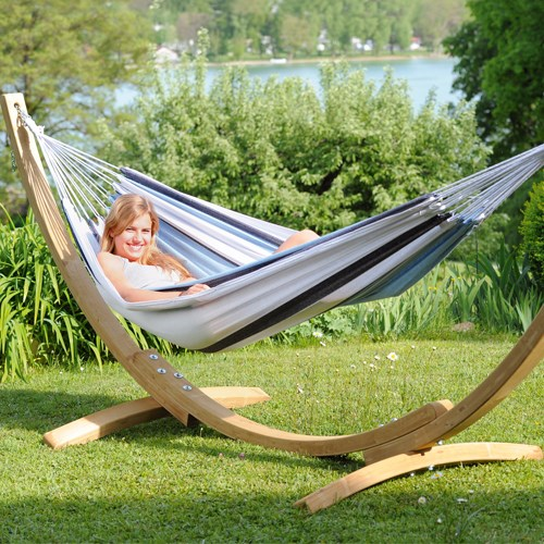 Salsa Double hammock (without stand), W210 x L140cm, Marine