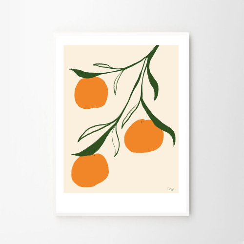 Orange - Anna Morner Art print, H70 x D50cm, Multi