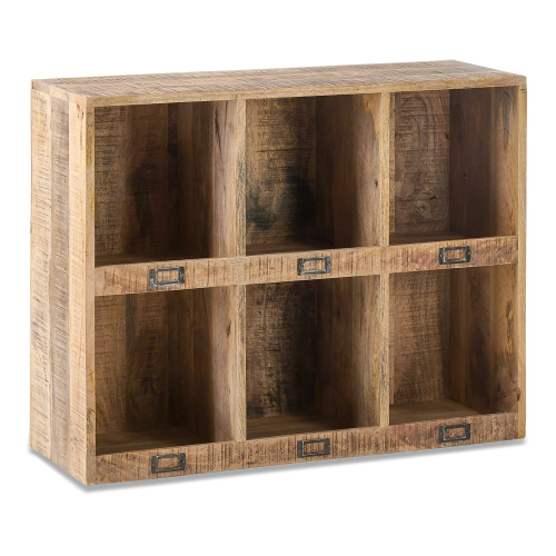 Makua Locker Shelf, H30 x W70 x D88cm, Mango Wood