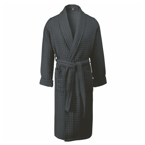 Viggo Bath gown, medium, dark grey