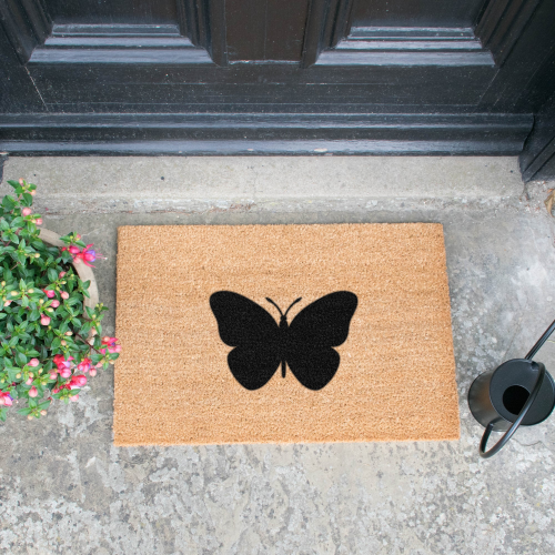 Butterfly Doormat, L60 x W40 x H1.5cm