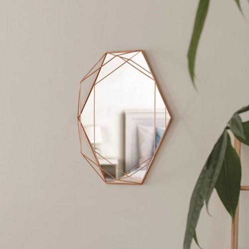 Prisma Mirror, 57 x 43 x 10cm, Copper