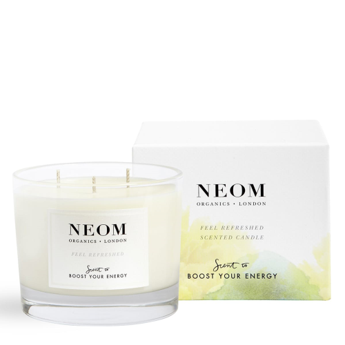 Scent to Boost Your Energy 3 wick scented candle, White