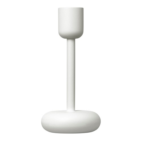 Napula by Matti Klenell 2012 Pair of candleholders, 18.3 and 10.7cm, White