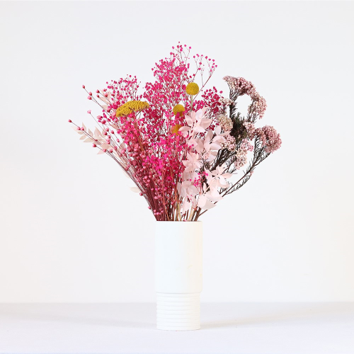 Pinks Medium hand-tied bouquet, H36-42cm, Pink