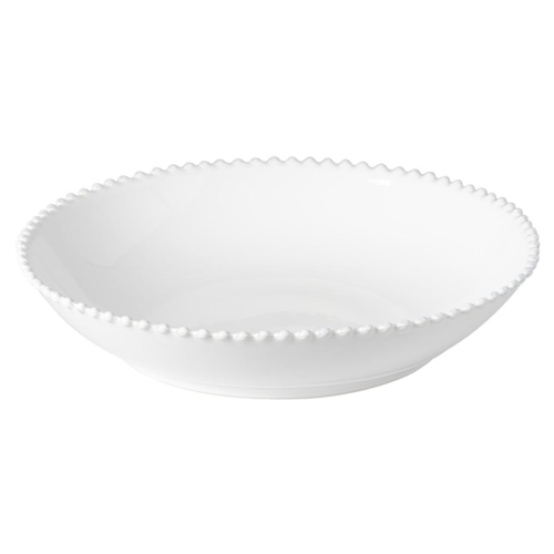 Pearl Set of 6 pasta plates, 23cm, White