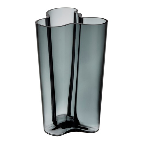 Alvar Aalto Vase, 25.1cm, dark grey