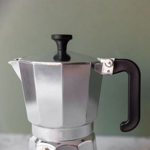 Venice Aluminium Espresso Maker, 3 Cup, Silver