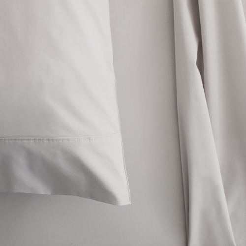 300 Organic Percale Pair of standard pillowcases, 50 x 75cm, dove