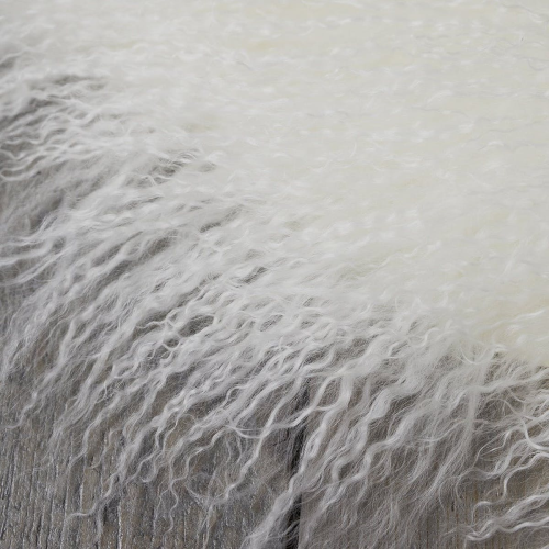 Tibetan Sheepskin rug, W55 x L80cm, White
