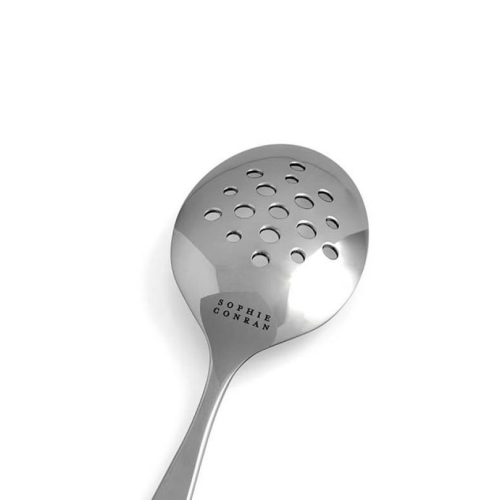 Floret Slotted Spoon, Stainless Steel