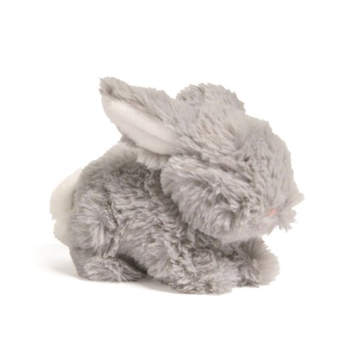 Forever Treasured Bunny soft toy, H16 x D8.5 x L18cm, Grey