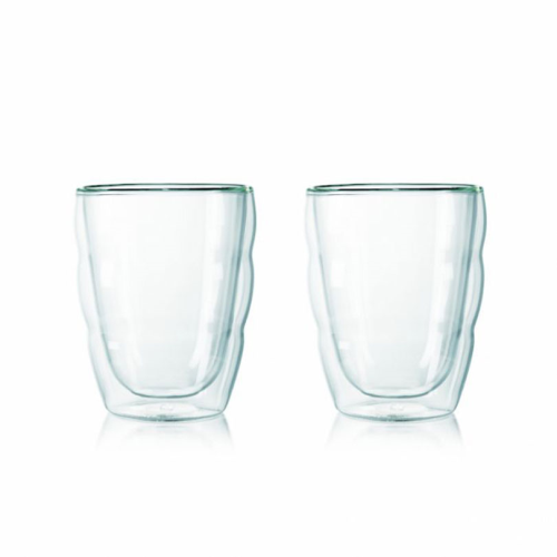 Pilatus Double Walled Set of 2 Tumblers, 250ml, Clear