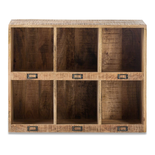 Makua Locker Shelf, H30 x W70 x D88cm, Mango Wood