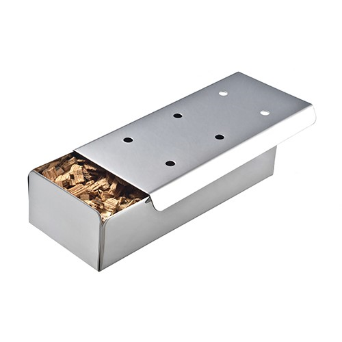  Wood chip smoker box, Stainless Steel