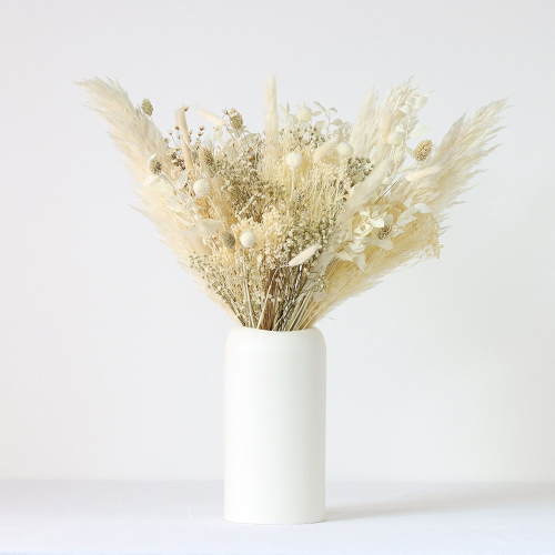 Natural Whites Large hand-tied bouquet, H42-48cm, Beige/Natural