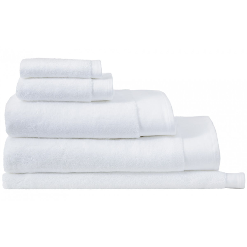 Retreat White Bath towel, 69 x 137cm, White Turkish Cotton