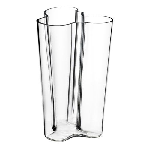 Alvar Aalto Vase, 25.1cm, clear