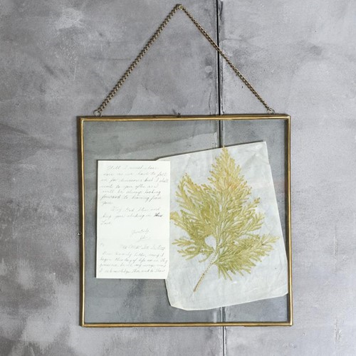 Kiko Gigantic frame, W36 x H36cm, Antique Brass