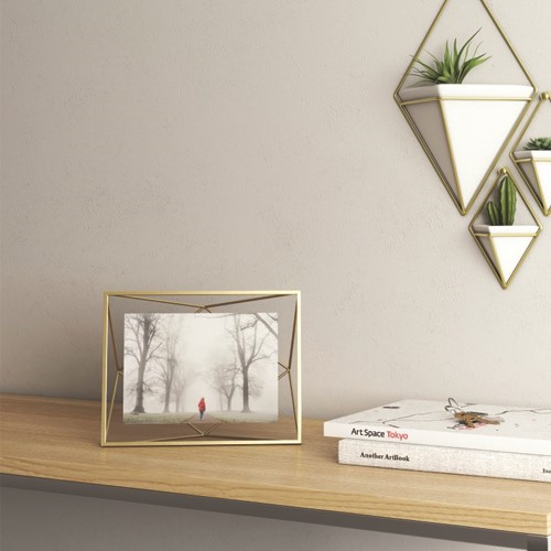 Prisma Photo frame, 5 x 7'', Matte Brass