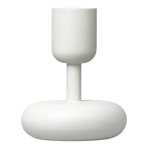 Napula by Matti Klenell 2012 Pair of candleholders, 18.3 and 10.7cm, White