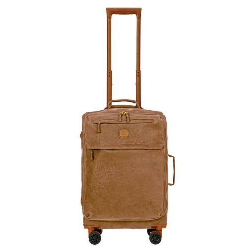  Life Lightweight Spinner Suitcase, 55cm; Brown