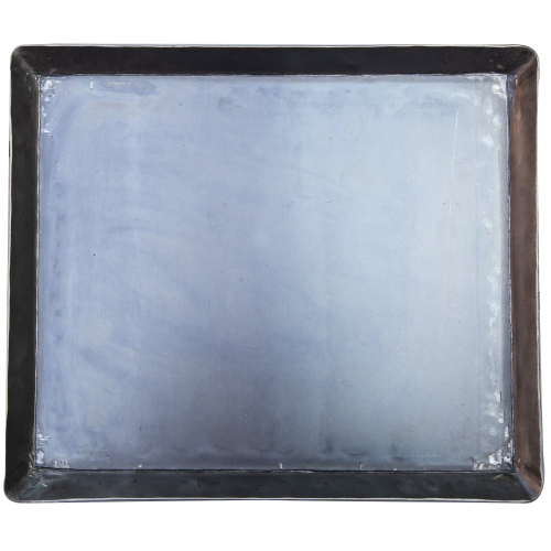  Cast iron tray, H3 x W36 x L30cm, Black