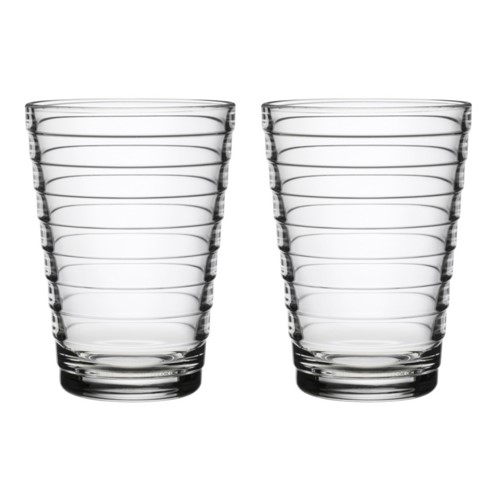 Aino Aalto Pair of tall tumblers, 33cl, clear
